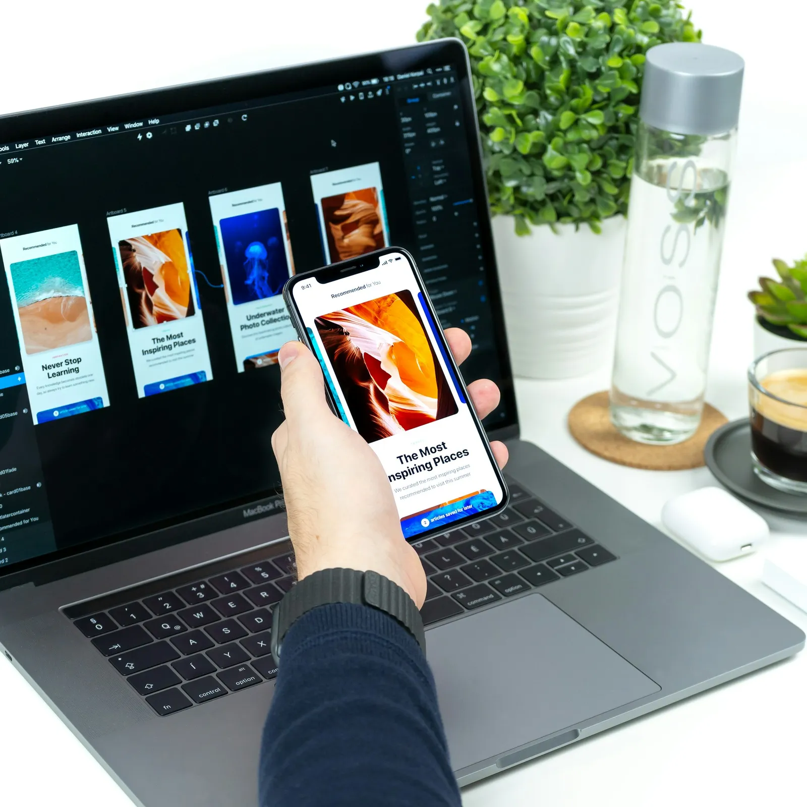 Custom website design examples